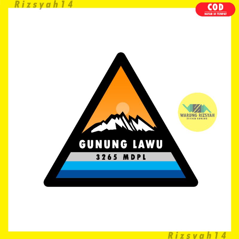 

Sticker Gunung Lawu | Jawa Tengah