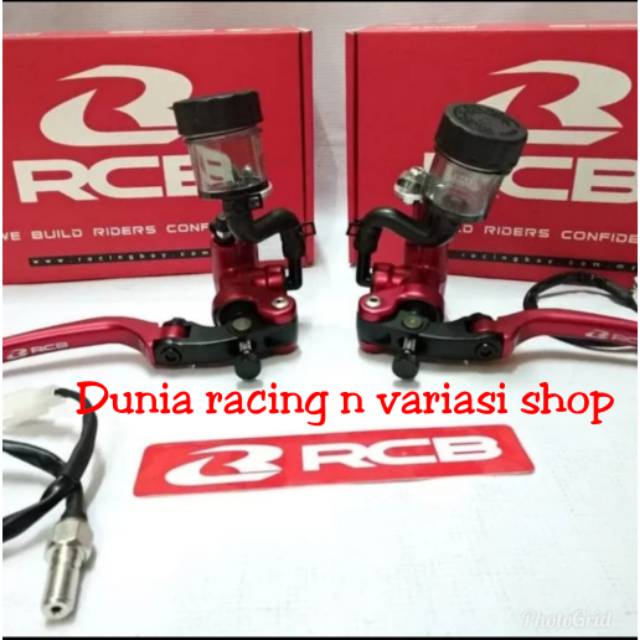 Master rem RCB Radial S1 Nmax PCX ADV kiri kanan Original RCB ada Merah Biru Gold Hitam Silver sepasang