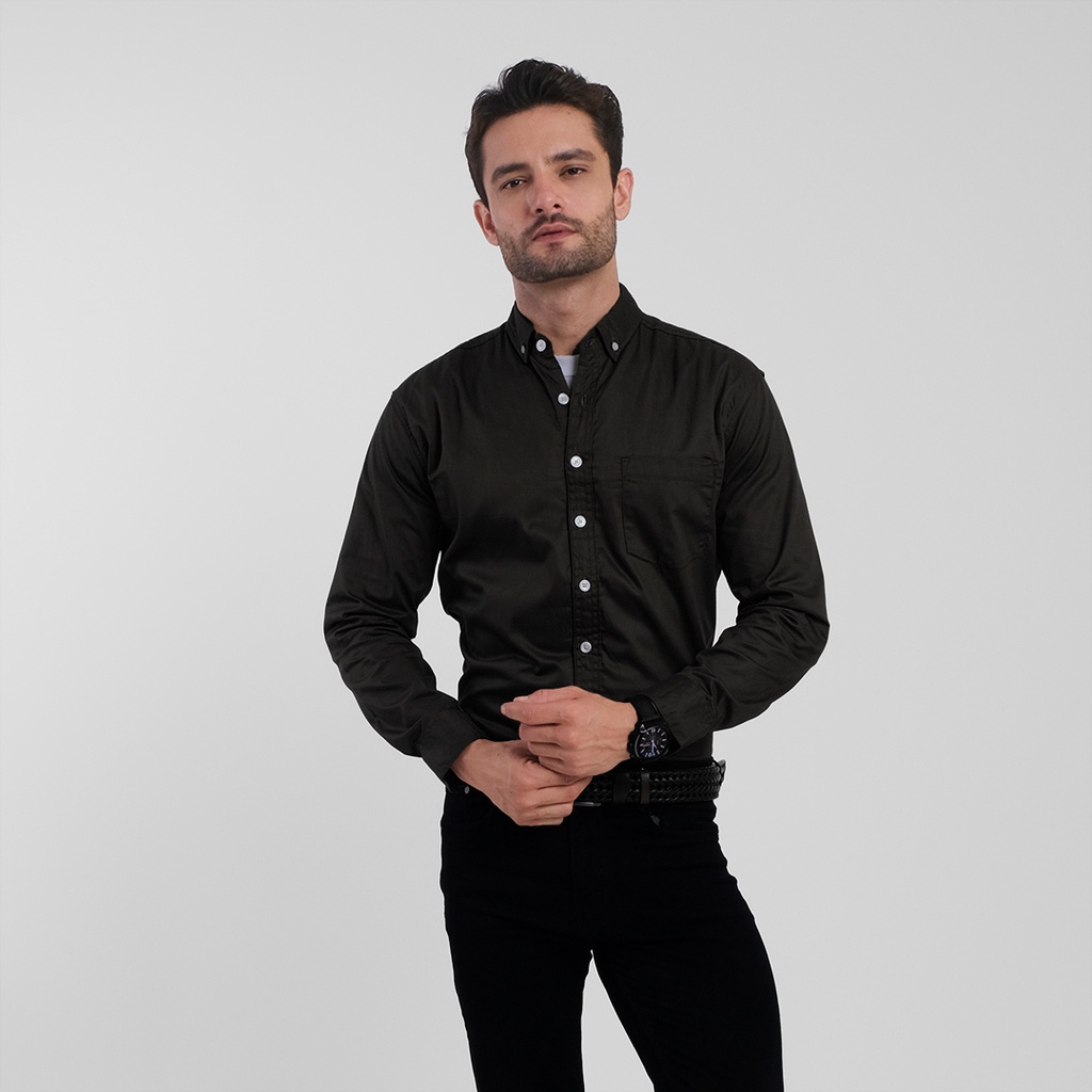 Maydee Tunik Aiko Couple Atasan Tunik Couple Kasual Premium-Aiko Black Pria