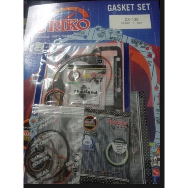 PAKING PACKING FULLSET KAWASAKI ZX 130 GASKET PERPAK FULL SET ZX 130
