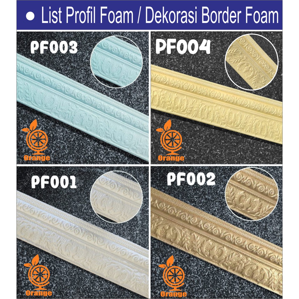 List Foam Ukuran 2,2 Meter Ketebalan 8Mm /Dekorasi Rumah/List Foam Kreasirumah