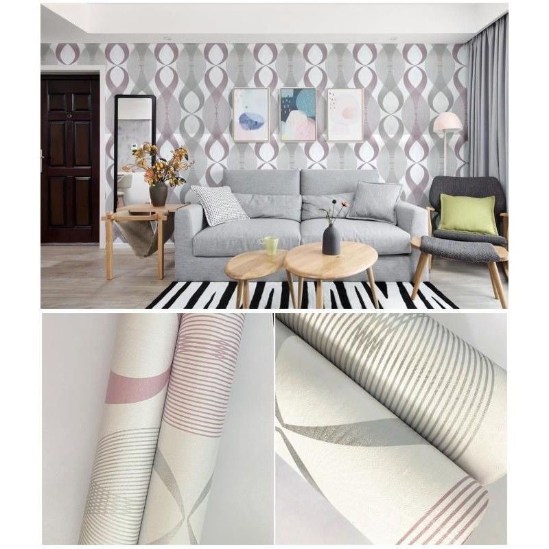 WALLPAPER STIKER DINDING MOTIF SALUR ANGKA 8 NEW PRODUCT