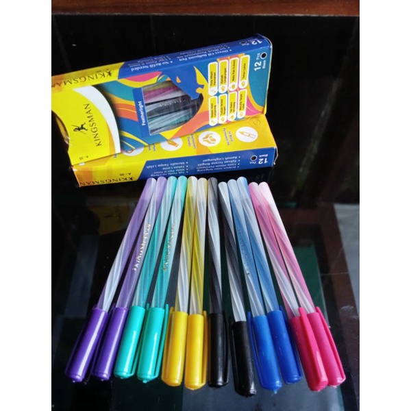 

Bolpoint Polpen Pen Pulpen ulir warna tinta hitam harga satuan samarinda