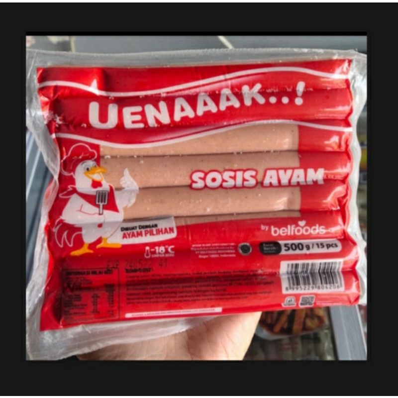 

SOSIS AYAM BELFOODS isi 15 pcs