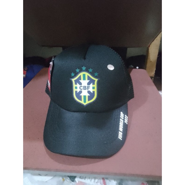 topi trucker FIFA world cup 2022/negara/brazil