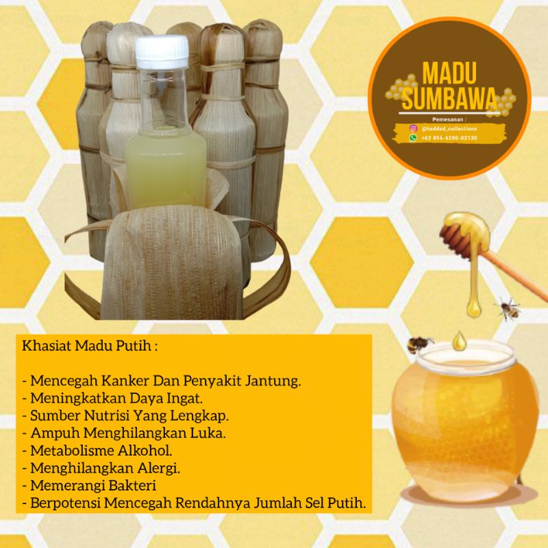 

Madu Sumbawa Putih 100% Asli 100% Murni