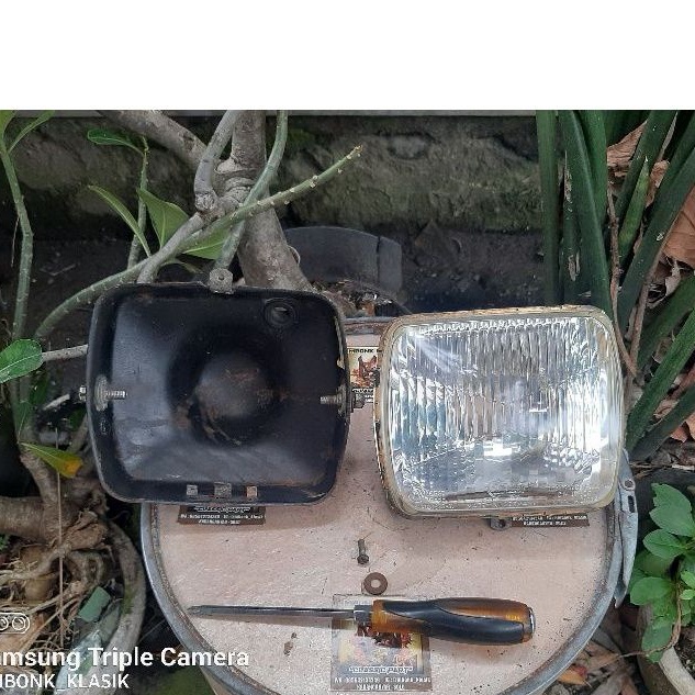 reflektor headlamp lampu depan kawasaki binter merzy kz200 cdi ORIGINAL reflektor binter merzy mercy