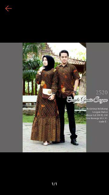 Maura Couple - Sania Ruffle Batik Couple Ori Ndoro Jowi Dnt Garansi Termurah Di Shopee