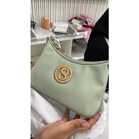 Luana Nylon bag by Buttonscarves Pear dan Orange