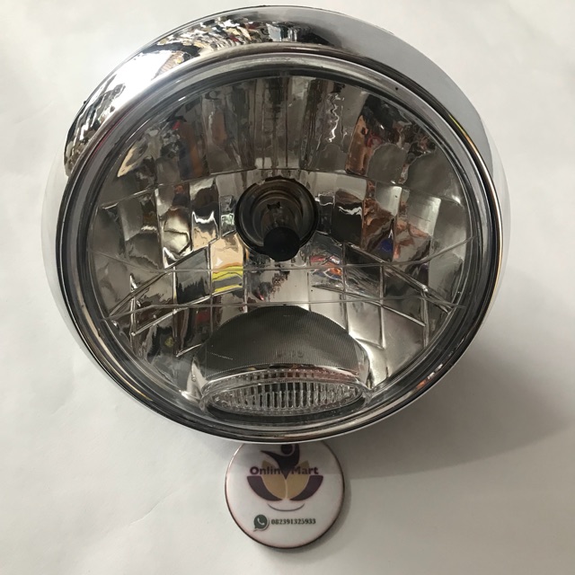 lampu depan reflektor vixion bulat bisa untuk semua motor sport bulat