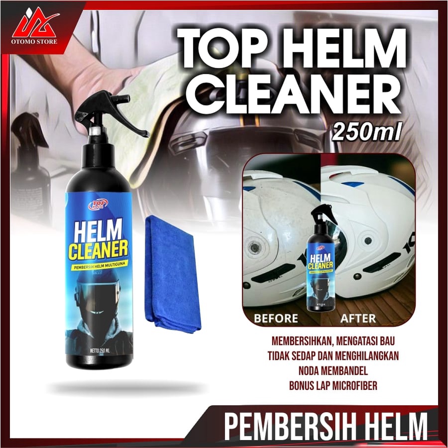 Pembersih Helm Doff Glossy Parfume Helm Cairan Pembersih Helm dan Visor Top Helm Cleaner 250ml