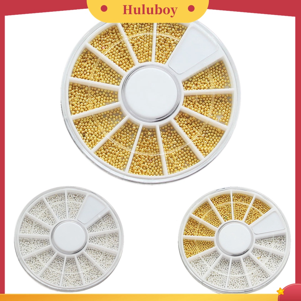 Huluboy Huluboy♡ Manik-manik Metal 3D Multifungsi Untuk Dekorasi Nail Art