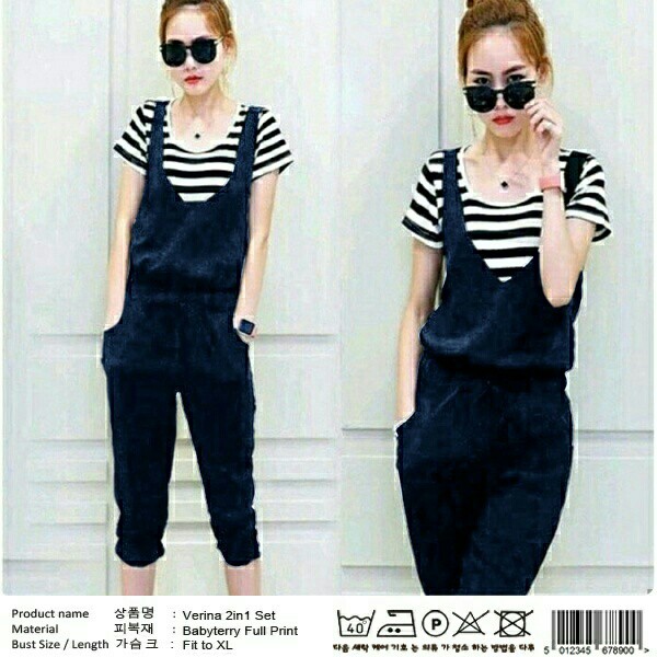 HCL Jumpsuit Nerina+Inner - Jumpsuit Wanita - Pakaian Wanita - Baju Wanita