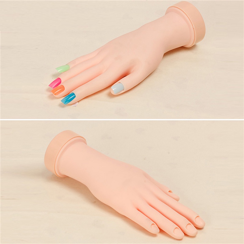 TANGAN PALSU NAIL ART / TANGAN PALSU UNTUK LATIHAN NAIL ART / JARI SILIKON NAIL ART