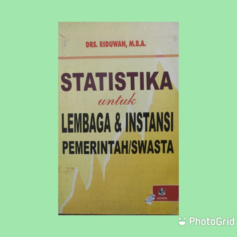 BUKU STATISTIK UNTUK LEMBAGA & INSTANSI PEMERINTAH/SWASTA