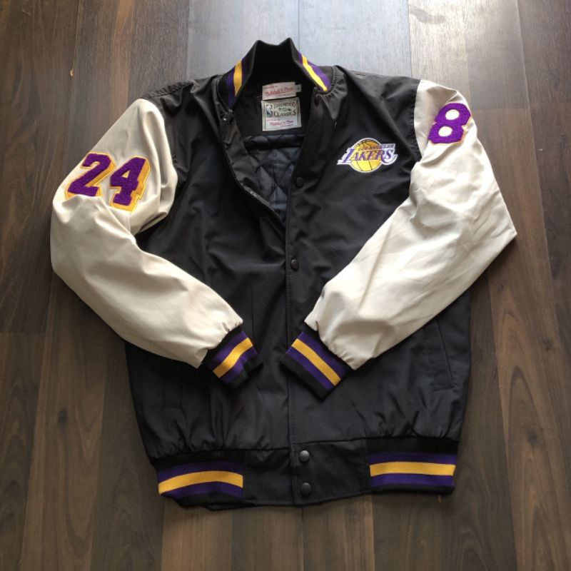 BOMBER JACKET VARSITY LAKERS PRIA/WANITA