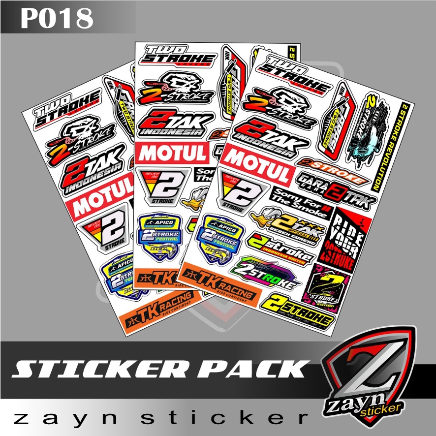 STICKER PACK STIKER PAK 2 TAK 2 STROKE MURAH VOL.2 P018