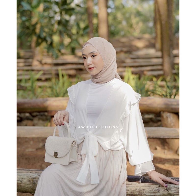 RUBY OUTER SET OUTFIT WANITA 3IN1/SETELAN OOTD MUSLIM // FREE GIFT