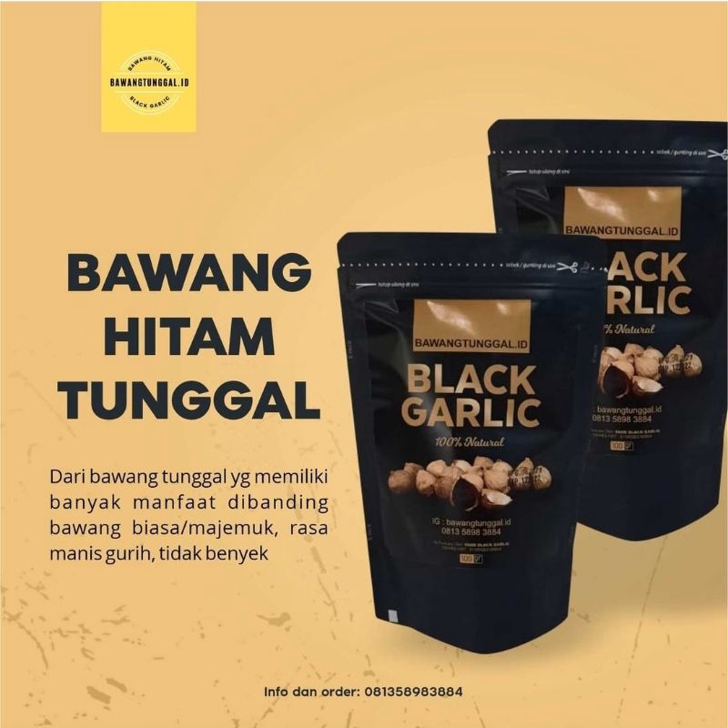 

Bawang Hitam/Black Garlic dari Bawang Hitam