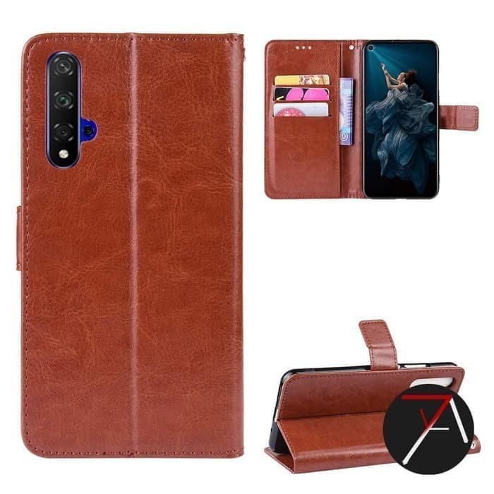 HUAWEI NOVA 2i , NOVA 3i , NOVA 5T CASE LEATHER SOFTCASE,  FLIP KANCING KULIT STAND