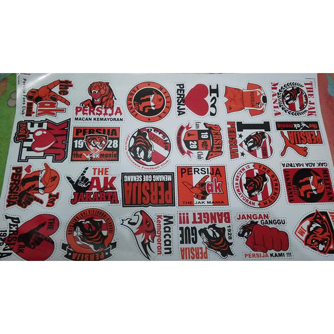 

sticker perekat persija jakarta the jack mania