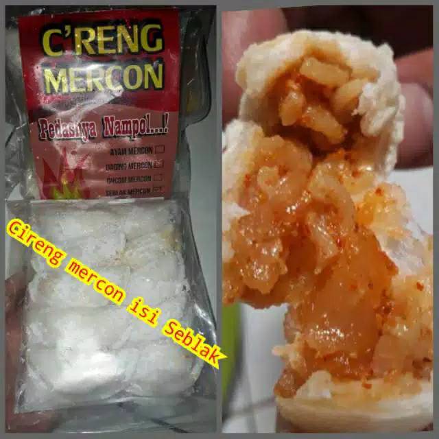 

Cireng mercon isi seblak