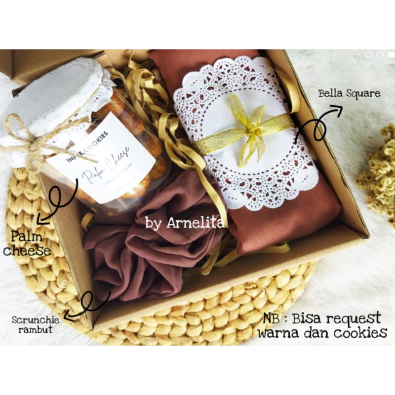 

HAMPERS COOKIES / HAMPERS HIJAB / GIFT BOX / HADIAH / KADO ULTAH