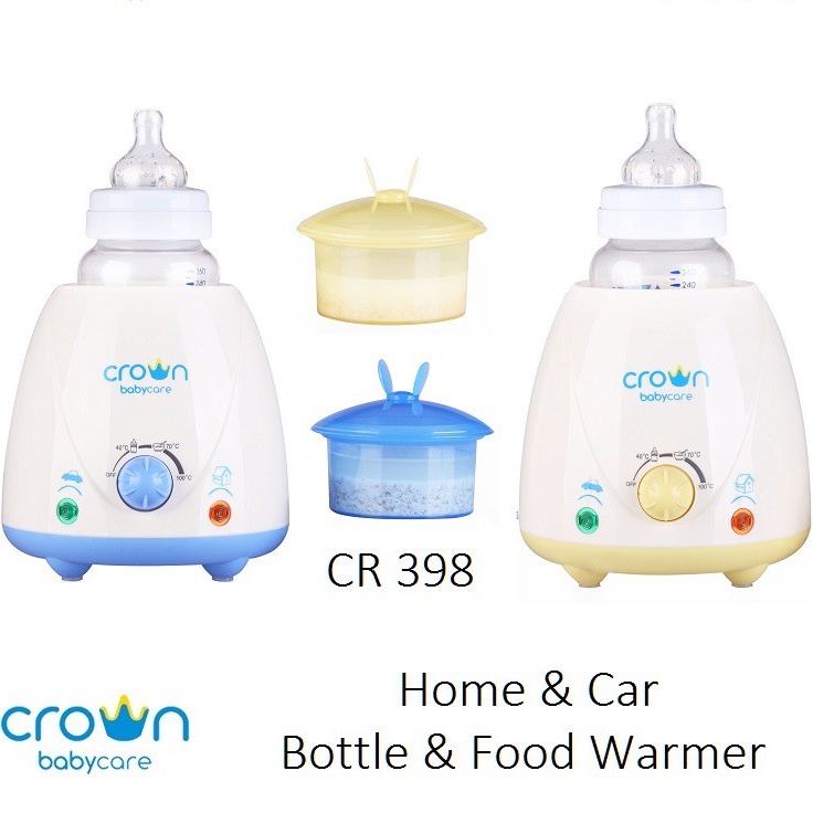 Penghangat Susu atau Makanan Bayi - CROWN CAR &amp; HOME BABY MILK AND FOOD WARMER CR398