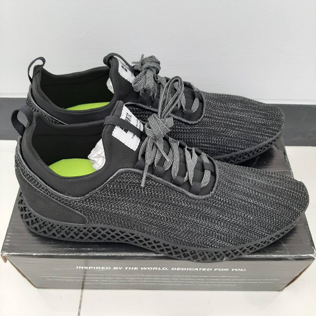 Sepatu Sneakers Casual Heiden Heritage CAGE - Eclipse Black size 42