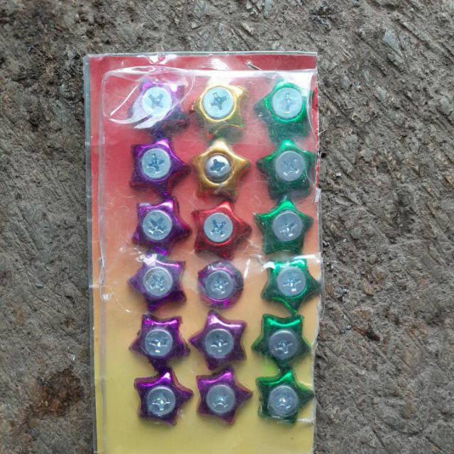 Ring Monel Variasi Bintang + Baut