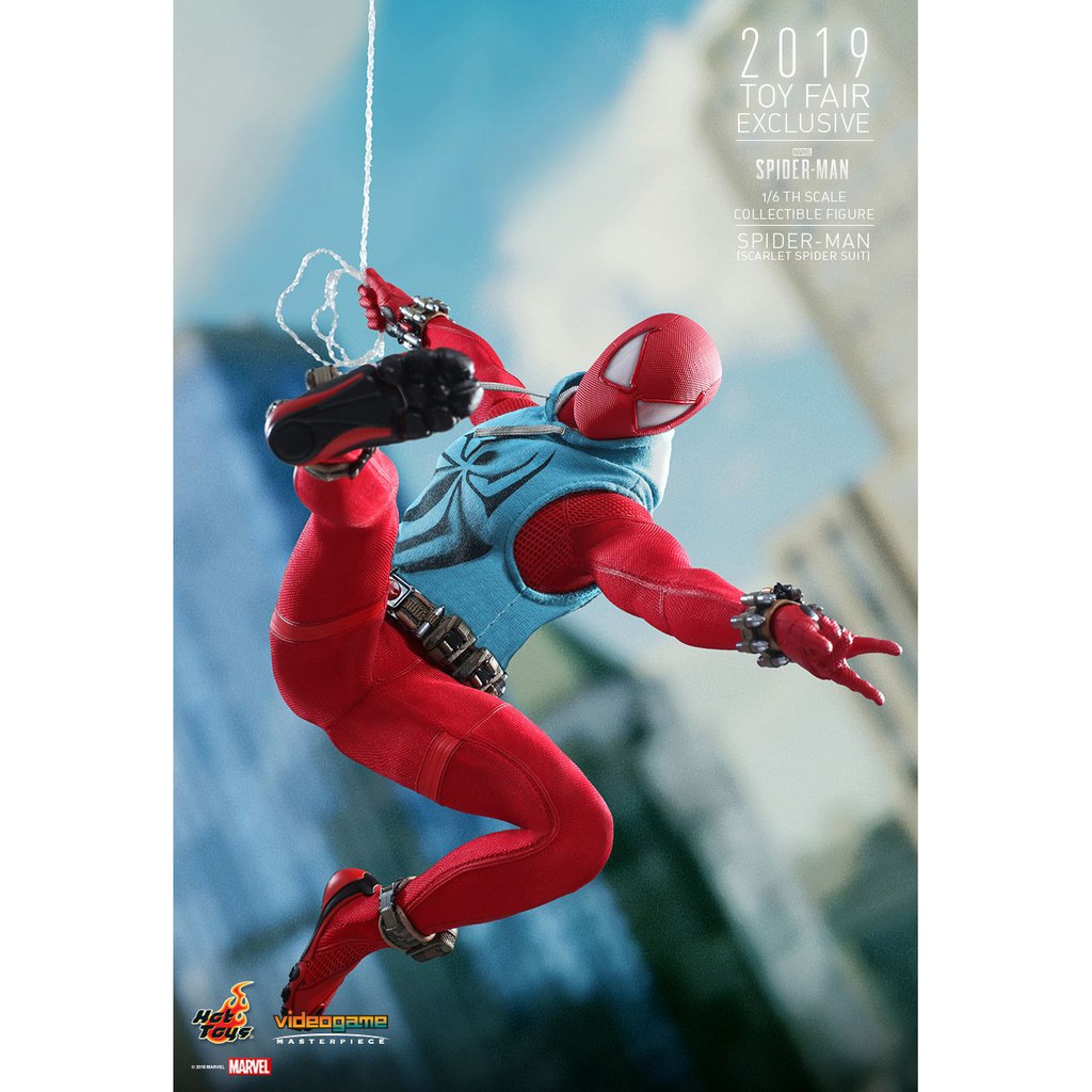 Hot Toys VGM34 Marvel Spiderman Spiderman Scarlet Spider Suit