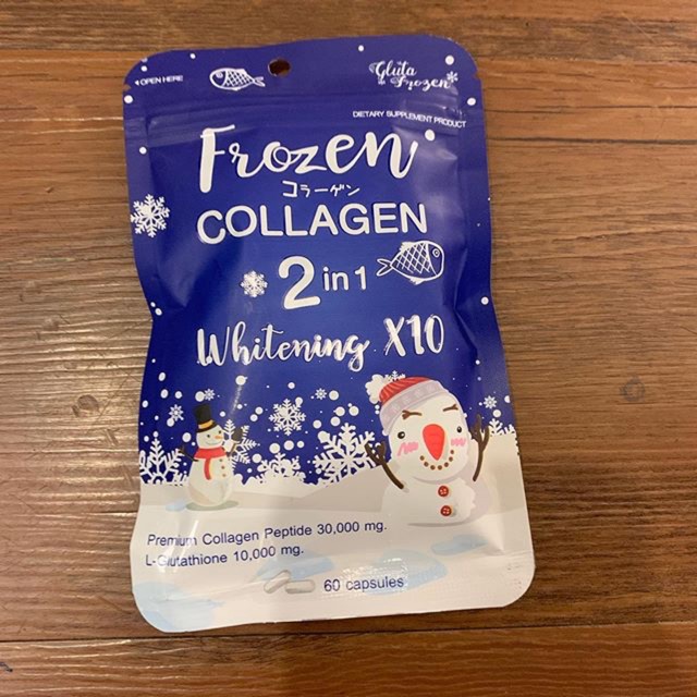 Frozen collagen 2 in 1 whitening X10