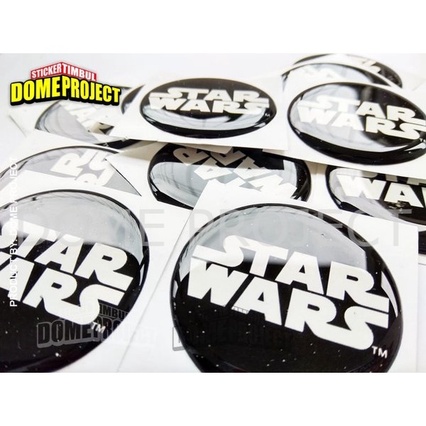 STIKER MOTOR TIMBUL MOBIL HELM MOTOR EMBLEM 3D LOGO STARWARS AKSESORIS AESTHETIC KEREN