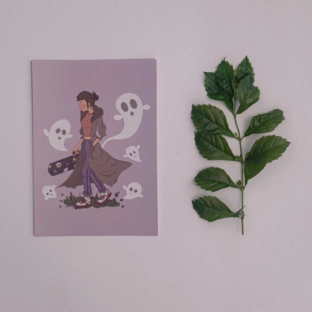 

Ghosted Art Print | Kartu Ilustrasi