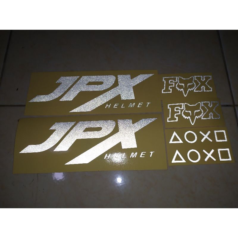 CUSTOM STICKER REFLEKTIF MOTOR/SEPEDA/HELM CUSTOM