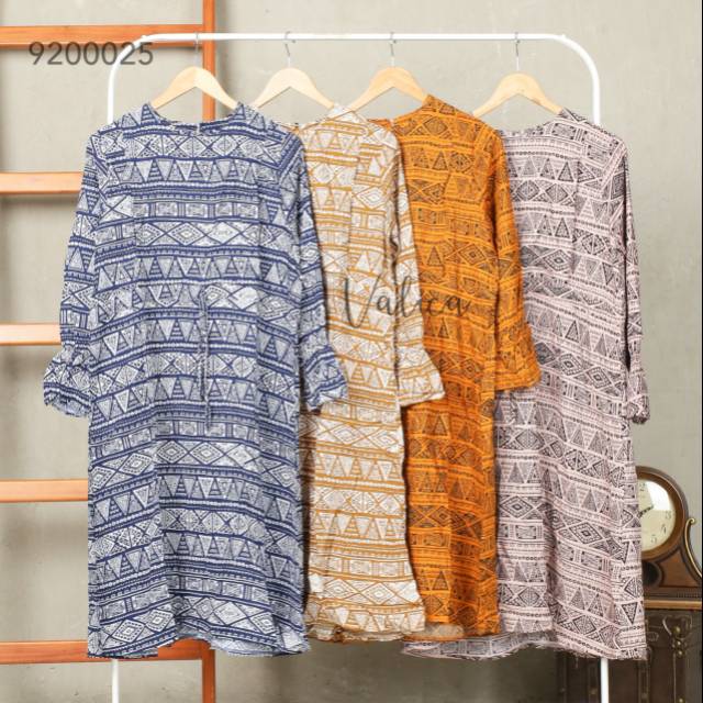 Tunik Etnik Tali Pinggang Serut Busui Friendly