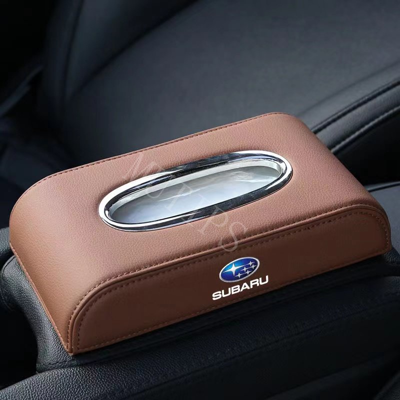 Subaru Kotak Tisu Bahan Kulit Kualitas Tinggi Untuk Impreza WRX STI Outback Forester SK XV