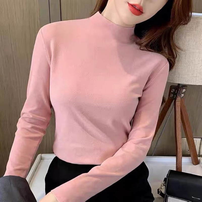 Saira Knit Blouse / Baju Atasan Rajut Polos Lengan Panjang