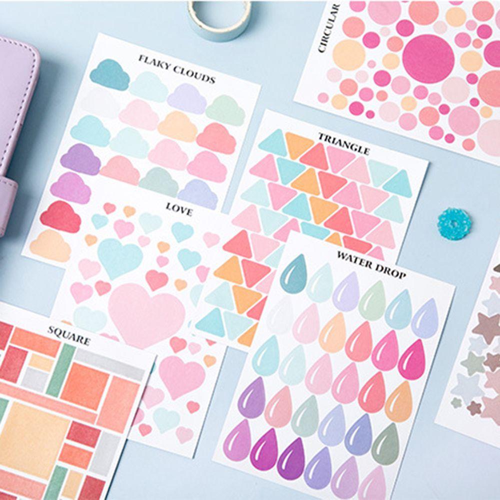 Lanfy Stiker DIY Gambar Tanaman Model Korea Untuk Diary / Scrapbook
