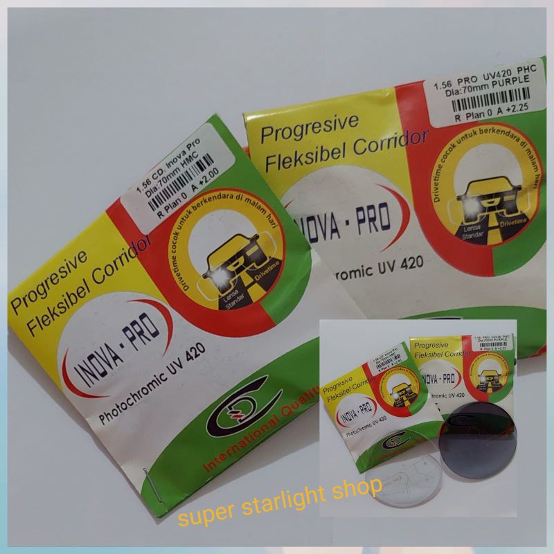 Lensa Progresive Flexi Bluecromic One Drive by Domas