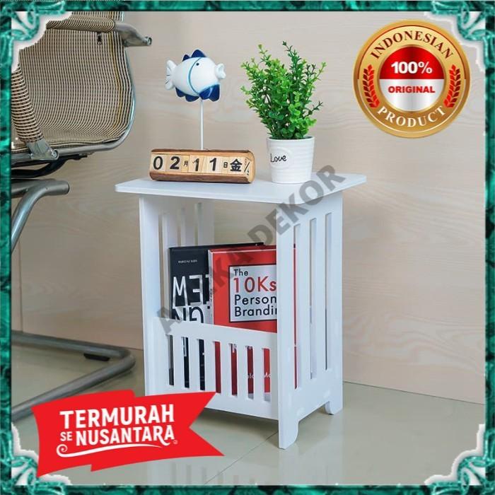 Meja Tamu Meja Sudut Minimalis Kamar Tidur Ruang Tamu Kecil Aesthetic Kayu Unik