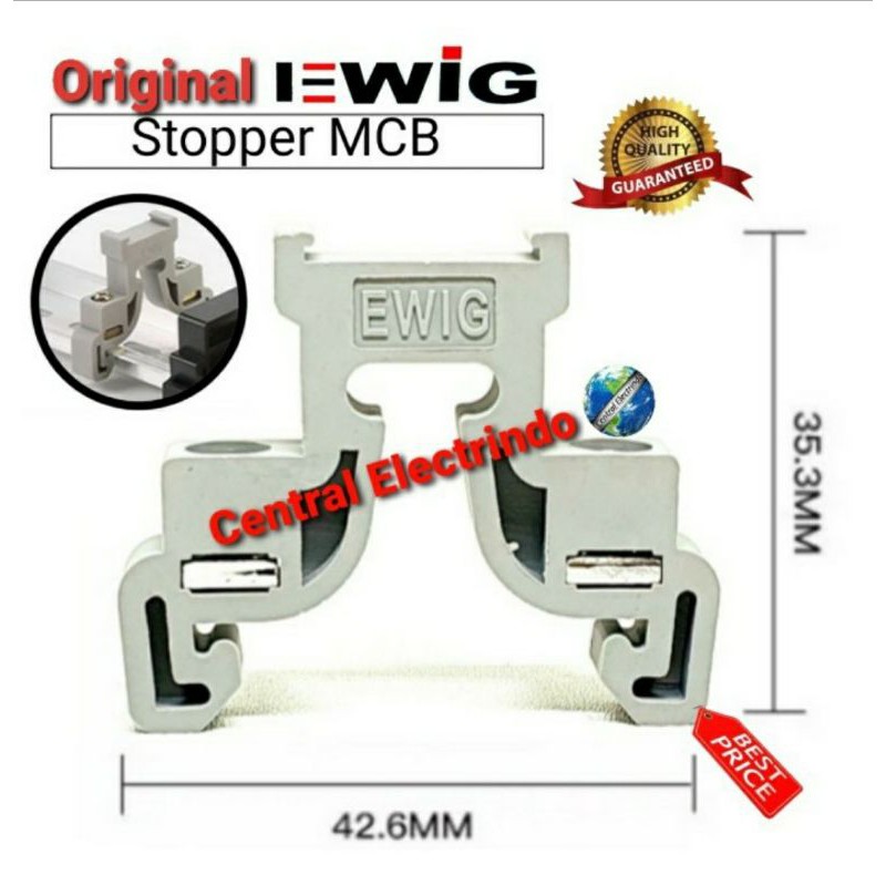 Stopper MCB Din Rail EWIG.