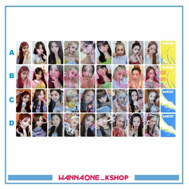 photocard kep1er Doublast album xiaoting chaehyun dayeon youngeun mashiro hikaru yujin yeseo bahiyyi