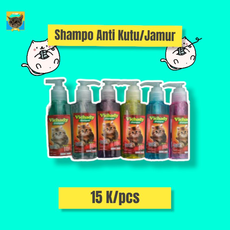 shampo kucing Anti Kutu dan jamur