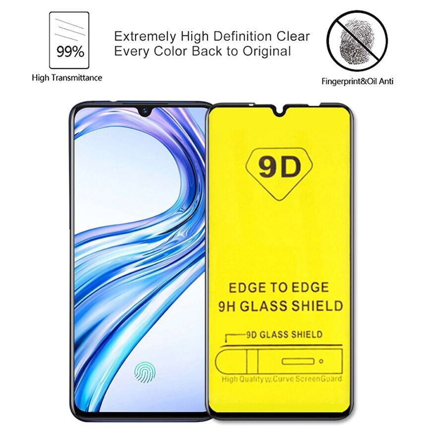 Pelindung Layar Tempered glass 9D Cover Vivo Y30 Y50 Y20 Y20i V17 V19 V11i V15 S1 Pro Y17 Y19 Y15 Y12 Y12i Y11 Y95 Y91 Y91C Y93 Y85 V9 V11i