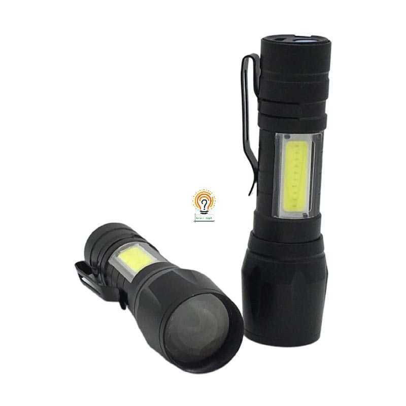 Senter Mini LED COB/Senter Police Pocketman Led Flashlight