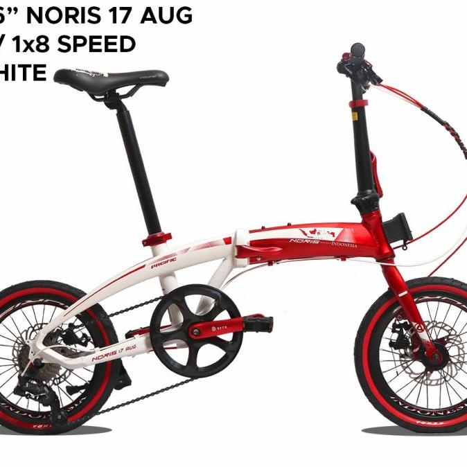 Sepeda Lipat Pacific 16" Alloy Noris Indonesia
