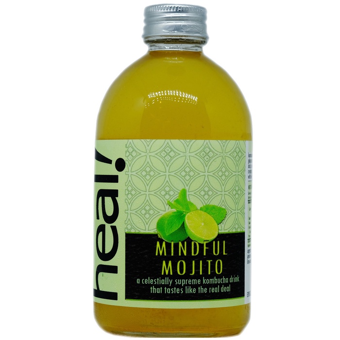 

Mindful Mojito Kombucha 370ml - Heal Probiotics (BERKUALITAS)