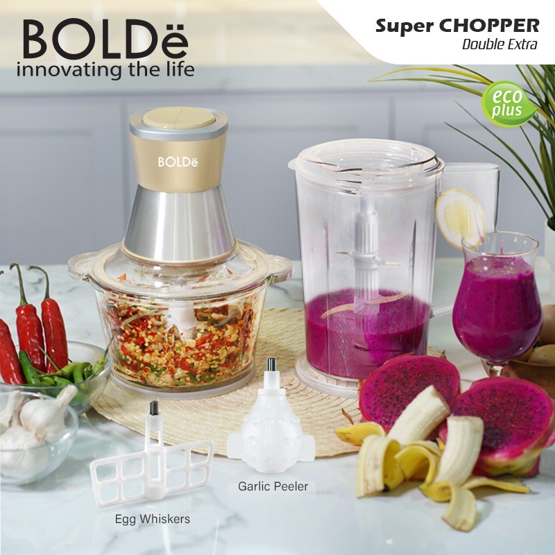 Super CHOPPER DOUBLE EXTRA ( EXTRA CUP + ACCESSORIES ) Original BOLDe