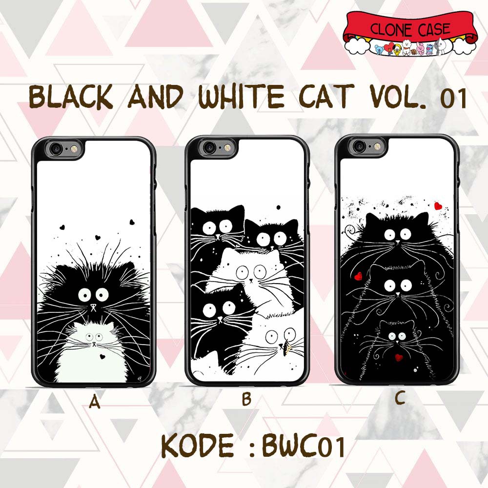 

Black & White Cat - Custom Case - Hardcase Black